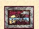 quilt pattern web-site. Nature-Scapes Quilting & Design  #NS-800 "West Coast Sunset" Size 18" x 24" 