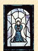 quilt pattern web-site. Nature-Scapes Quilting & Design  #NS-400 "Choir Angel" Size: 24"x 16" 
